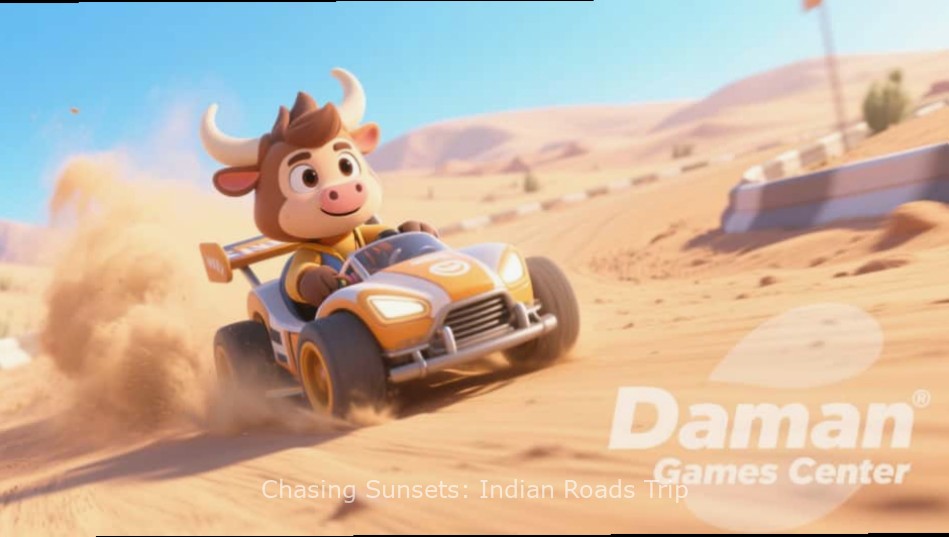Chasing Sunsets: Indian Roads Trip - Desert Driving Chasing Sunsets: Indian Roads Trip gameplay showing a jeep in desert landscape